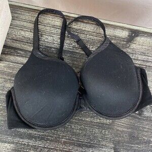 Victoria’s Secret Black Lined Underwire T Shirt Bra 34D